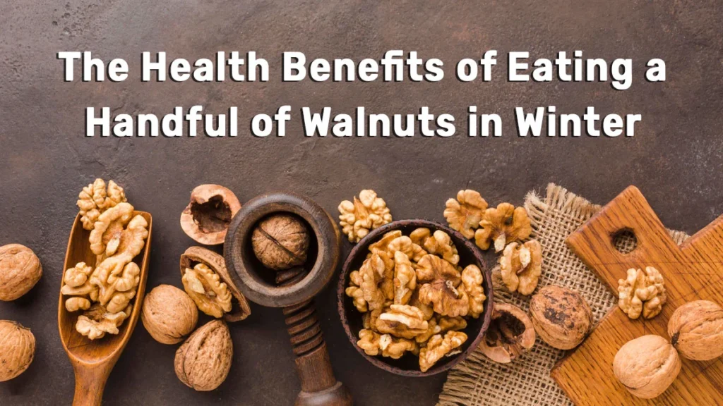 a handful of walnuts