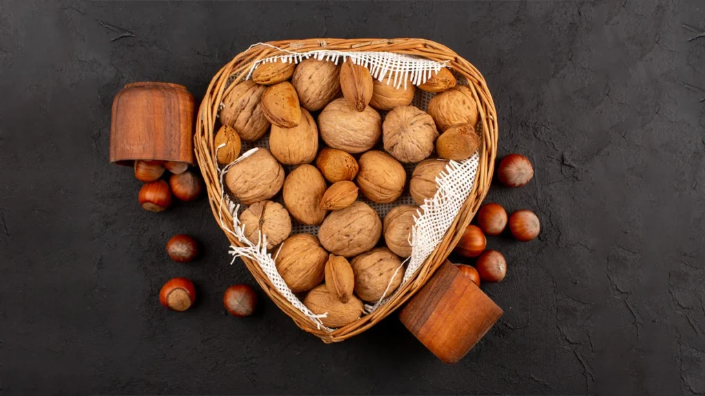 Handful of walnuts